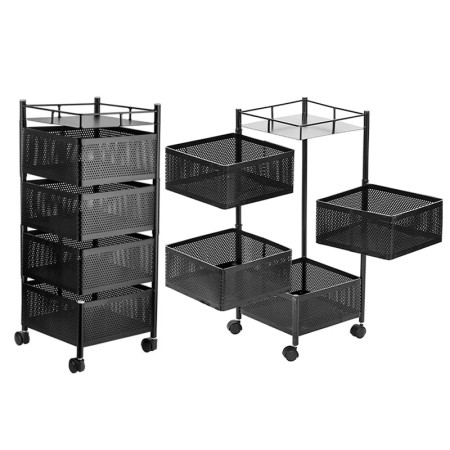 4 Layer Square Kitchen Rack - MANSHA WORLD